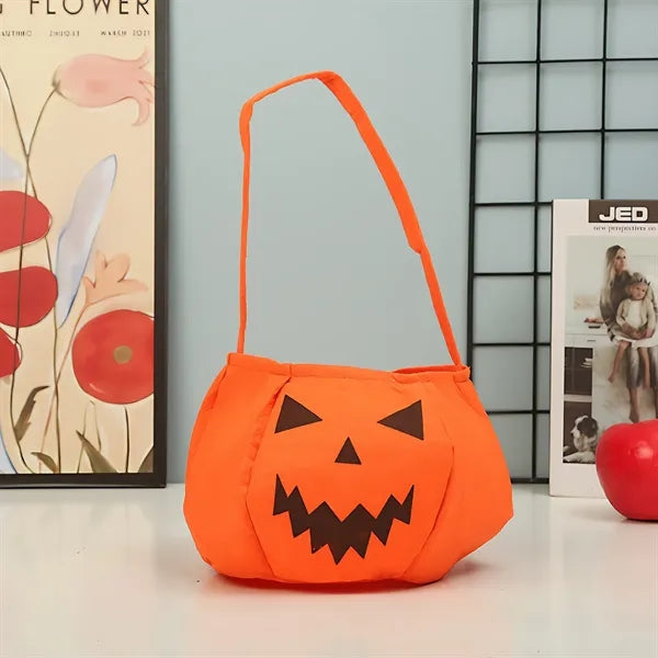 Halloween Pumpkin Buckets Candy Tote Bags