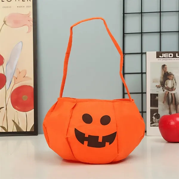 Halloween Pumpkin Buckets Candy Tote Bags