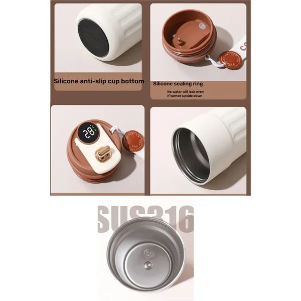 15 oz stainless steel vacuum insulated travel mug water cup