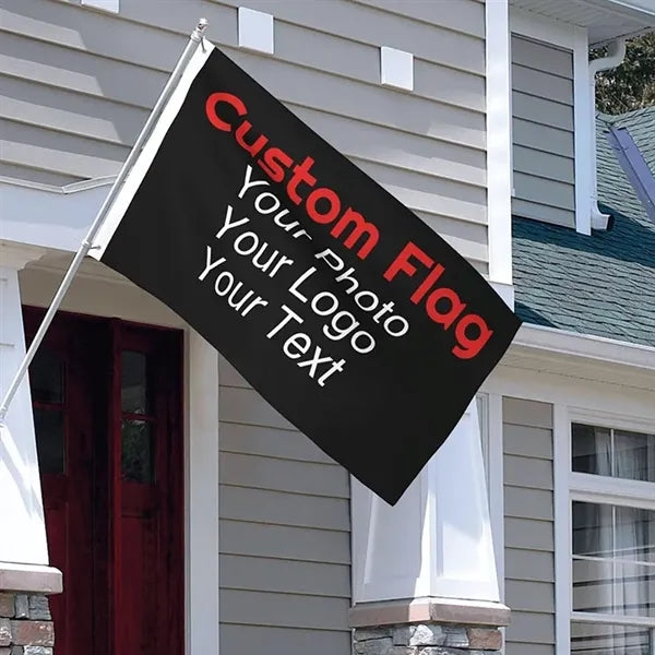 Flag 2x3 Design Your Own Text Logo Photo