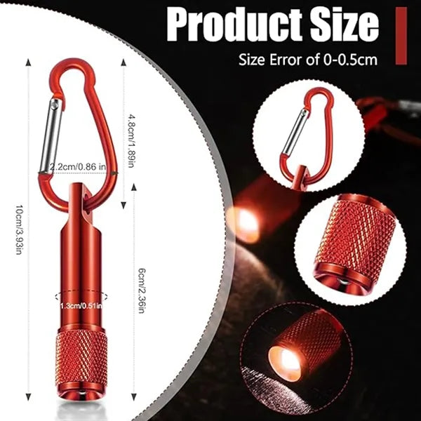 Portable Aluminum Small Led Flashlight Keychain
