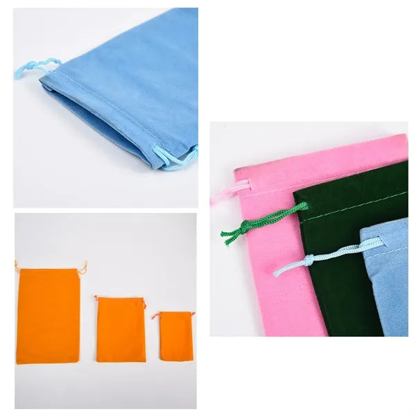 Drawstring Flannel Bag