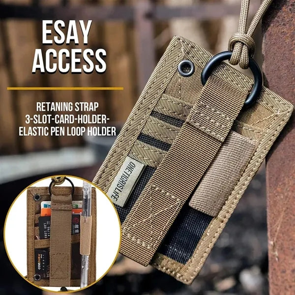 Tactical ID Card Holder Hook