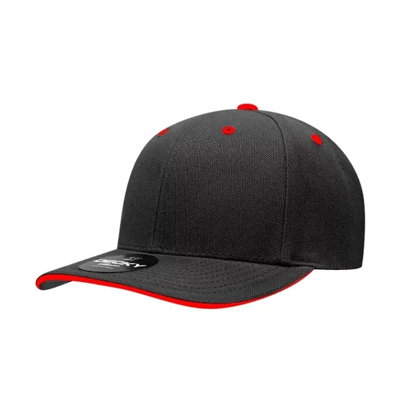 Decky 6 Panel Mid Profile Structured Sandwich Bill Cap