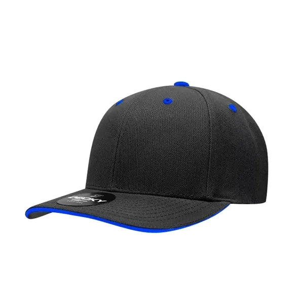 Decky 6 Panel Mid Profile Structured Sandwich Bill Cap