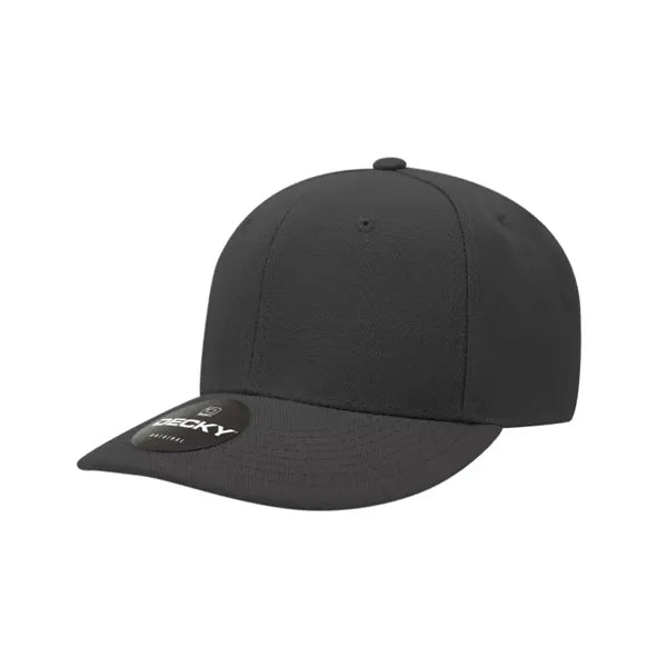Decky 6 Panel Mid Profile Structured Acrylic/Polyester Cap