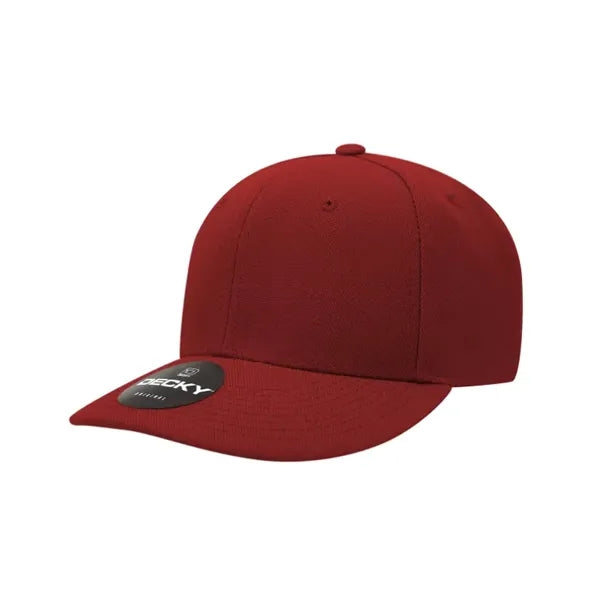 Decky 6 Panel Mid Profile Structured Acrylic/Polyester Cap