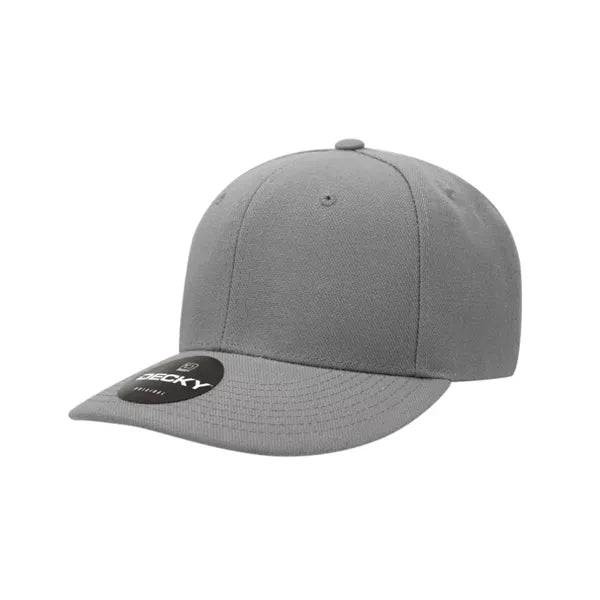 Decky 6 Panel Mid Profile Structured Acrylic/Polyester Cap