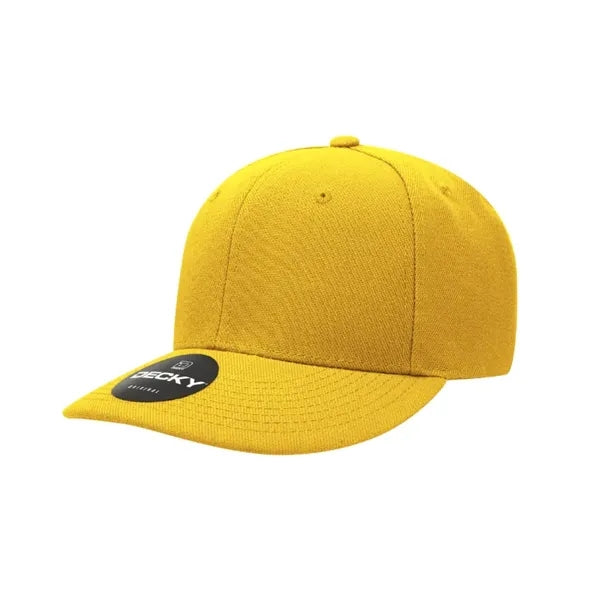 Decky 6 Panel Mid Profile Structured Acrylic/Polyester Cap