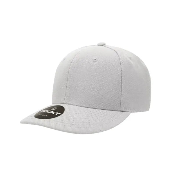 Decky 6 Panel Mid Profile Structured Acrylic/Polyester Cap