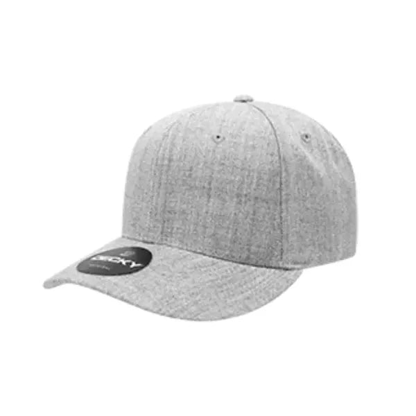Decky 6 Panel Mid Profile Structured Acrylic/Polyester Cap
