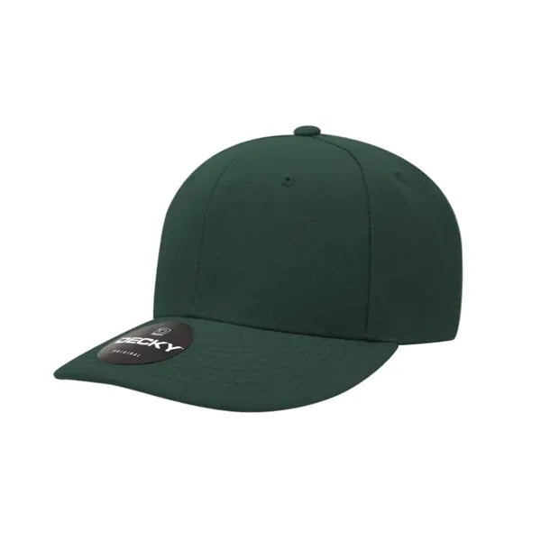 Decky 6 Panel Mid Profile Structured Acrylic/Polyester Cap