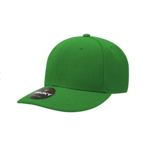 Decky 6 Panel Mid Profile Structured Acrylic/Polyester Cap
