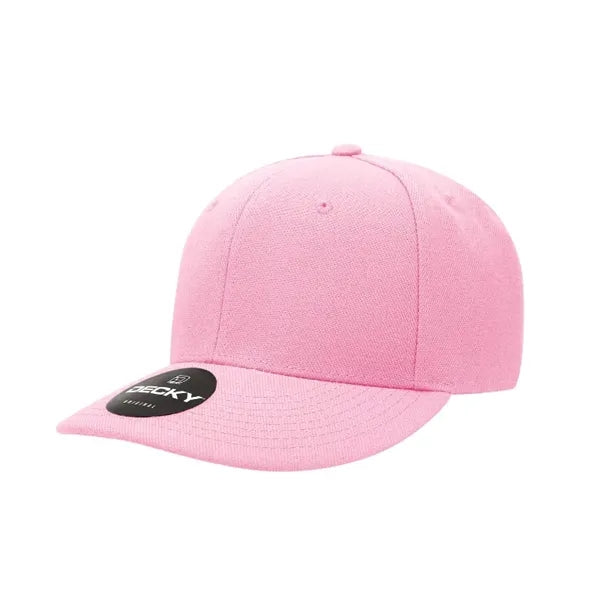 Decky 6 Panel Mid Profile Structured Acrylic/Polyester Cap