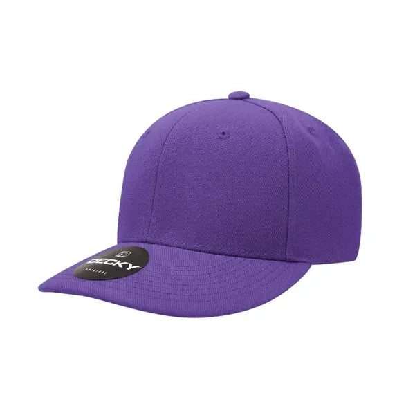 Decky 6 Panel Mid Profile Structured Acrylic/Polyester Cap