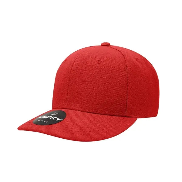 Decky 6 Panel Mid Profile Structured Acrylic/Polyester Cap
