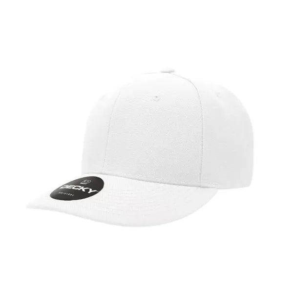 Decky 6 Panel Mid Profile Structured Acrylic/Polyester Cap