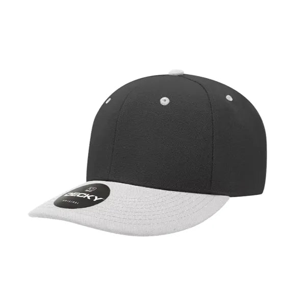 Decky 6 Panel Mid Profile Structured Acrylic/Polyester Cap