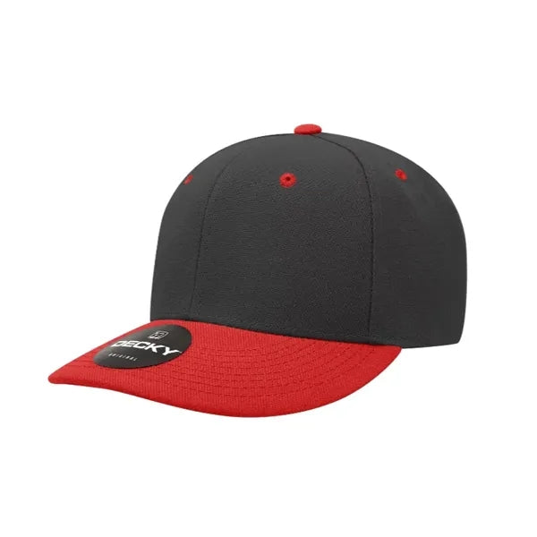 Decky 6 Panel Mid Profile Structured Acrylic/Polyester Cap