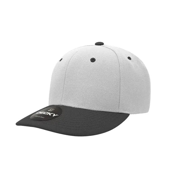Decky 6 Panel Mid Profile Structured Acrylic/Polyester Cap