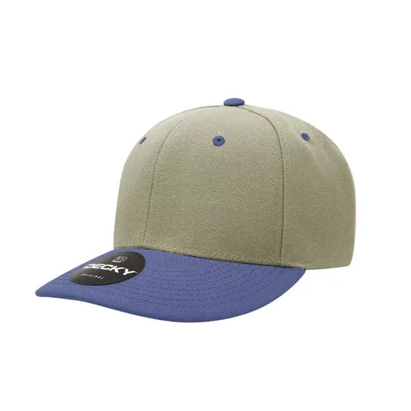 Decky 6 Panel Mid Profile Structured Acrylic/Polyester Cap