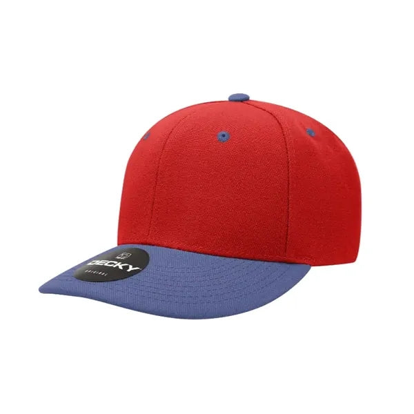 Decky 6 Panel Mid Profile Structured Acrylic/Polyester Cap