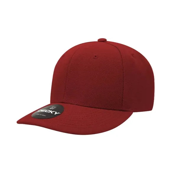 Decky 6 Panel Mid Profile Structured Acrylic/Polyester Cap