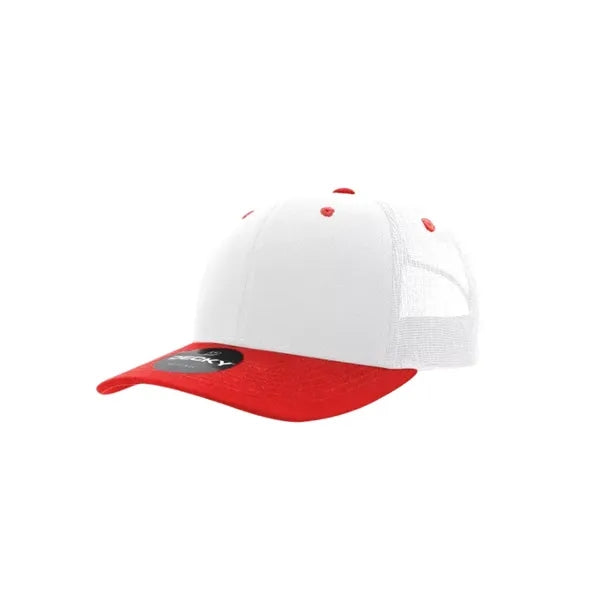 Decky 6 Panel Mid Profile Structured Cotton Blend Trucker