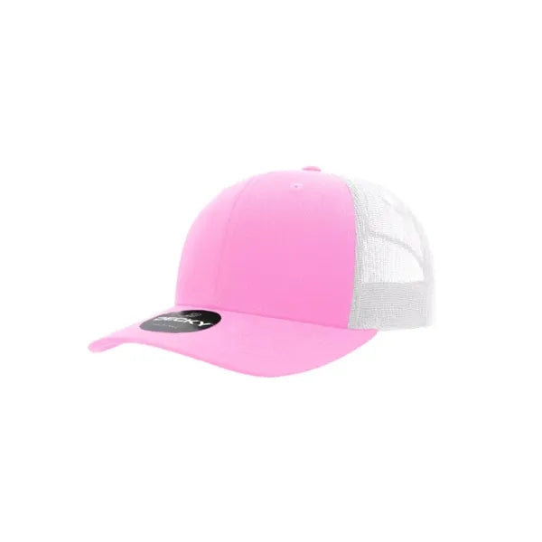 Decky 6 Panel Mid Profile Structured Cotton Blend Trucker