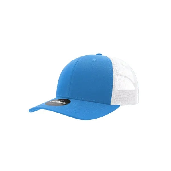 Decky 6 Panel Mid Profile Structured Cotton Blend Trucker