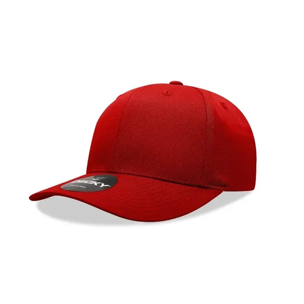 Decky 6 Panel Mid Profile Structured Cotton Blend Cap
