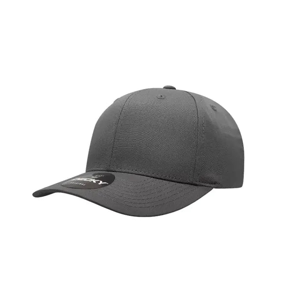 Decky 6 Panel Mid Profile Structured Cotton Blend Cap