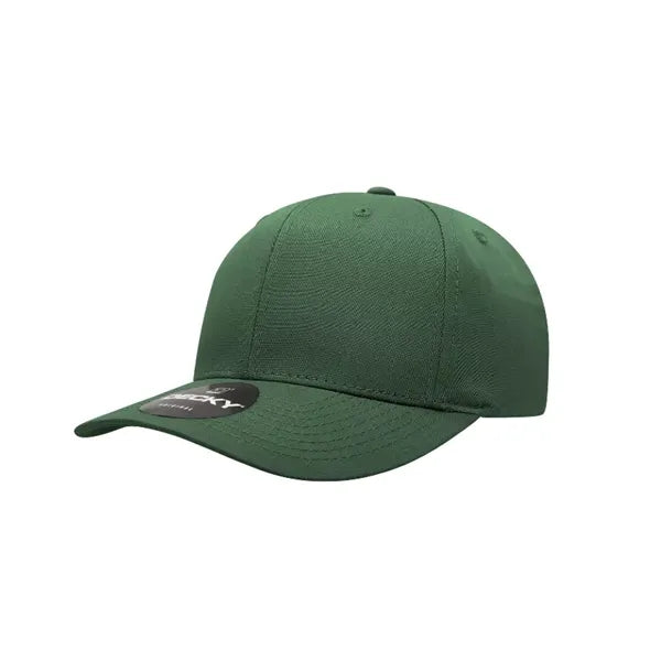 Decky 6 Panel Mid Profile Structured Cotton Blend Cap