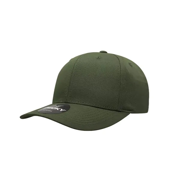 Decky 6 Panel Mid Profile Structured Cotton Blend Cap