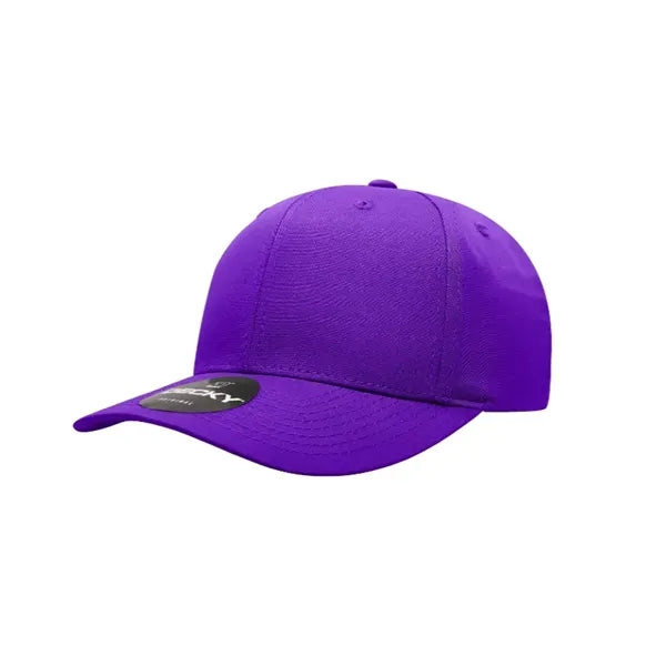 Decky 6 Panel Mid Profile Structured Cotton Blend Cap