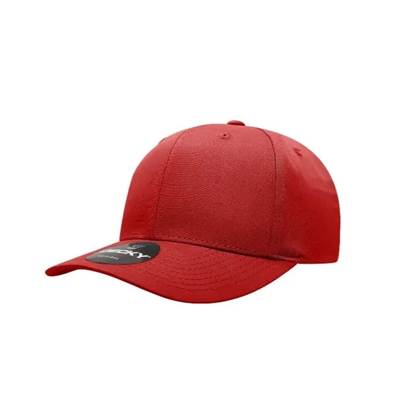 Decky 6 Panel Mid Profile Structured Cotton Blend Cap