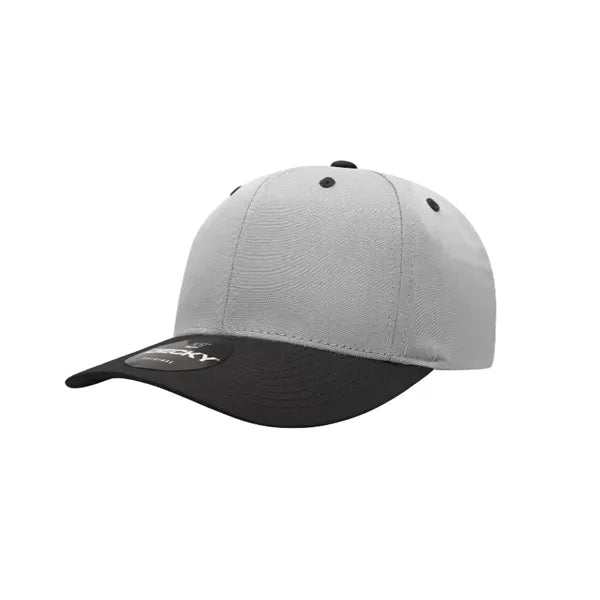 Decky 6 Panel Mid Profile Structured Cotton Blend Cap