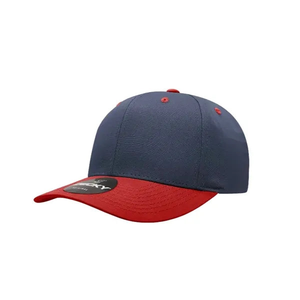 Decky 6 Panel Mid Profile Structured Cotton Blend Cap