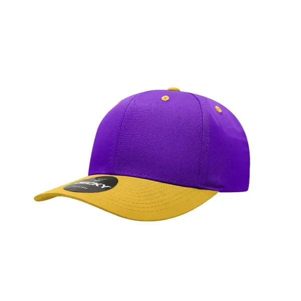 Decky 6 Panel Mid Profile Structured Cotton Blend Cap