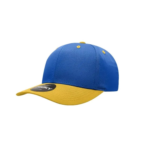 Decky 6 Panel Mid Profile Structured Cotton Blend Cap