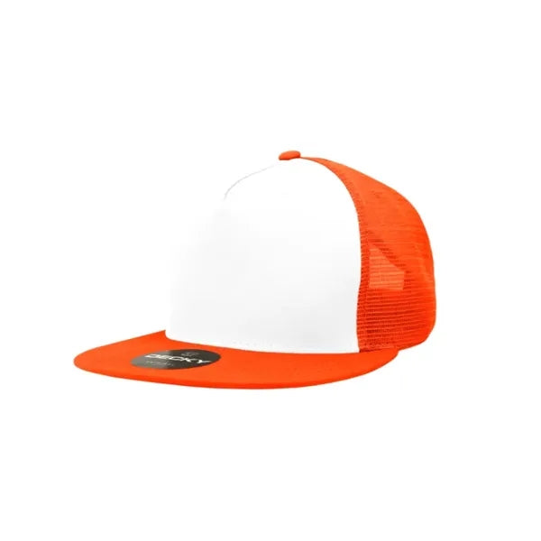 Decky 5 Panel High Profile Structured Cotton Blend Trucker