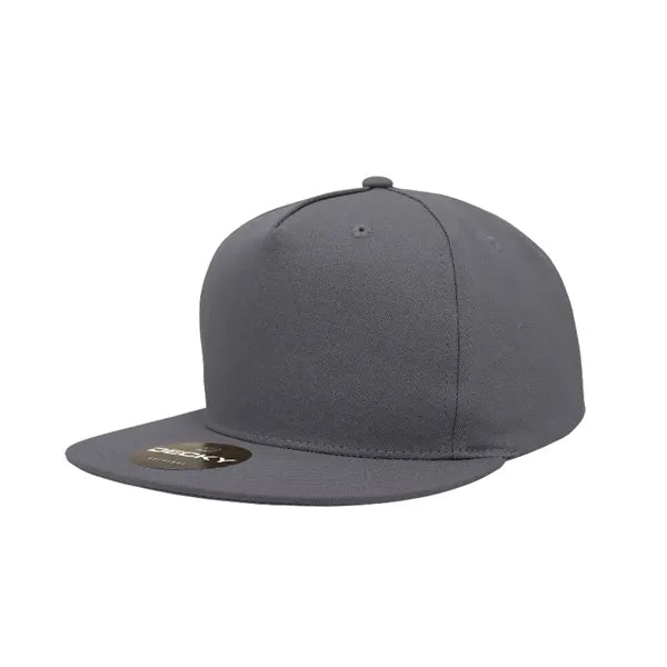 Decky 5 Panel High Profile Structured Cotton Blend Snapback