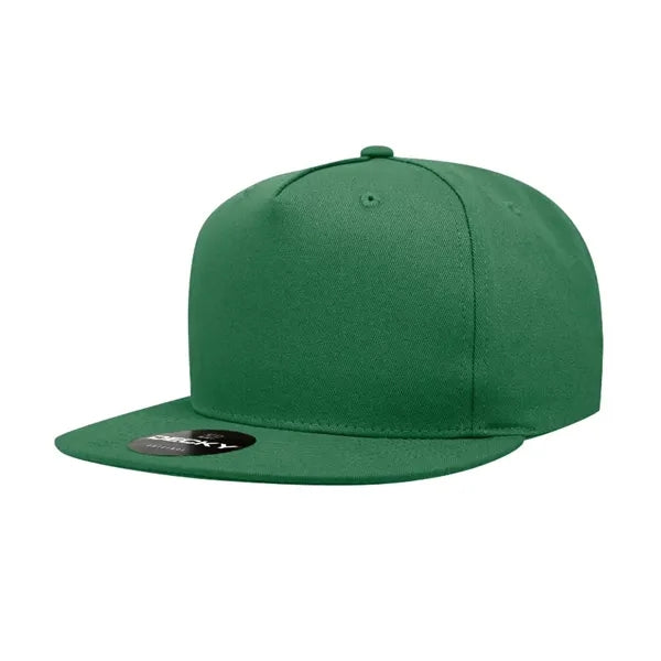 Decky 5 Panel High Profile Structured Cotton Blend Snapback