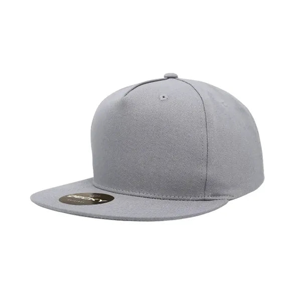 Decky 5 Panel High Profile Structured Cotton Blend Snapback
