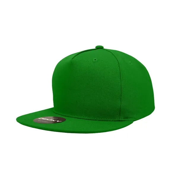 Decky 5 Panel High Profile Structured Cotton Blend Snapback