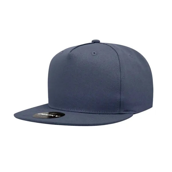 Decky 5 Panel High Profile Structured Cotton Blend Snapback