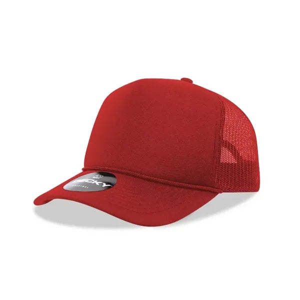 Decky 5 Panel Mid Profile Structured Foam Trucker