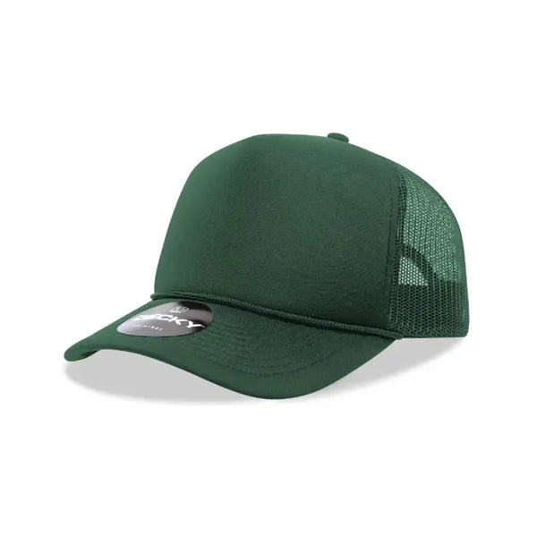 Decky 5 Panel Mid Profile Structured Foam Trucker