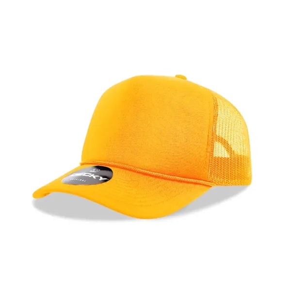 Decky 5 Panel Mid Profile Structured Foam Trucker