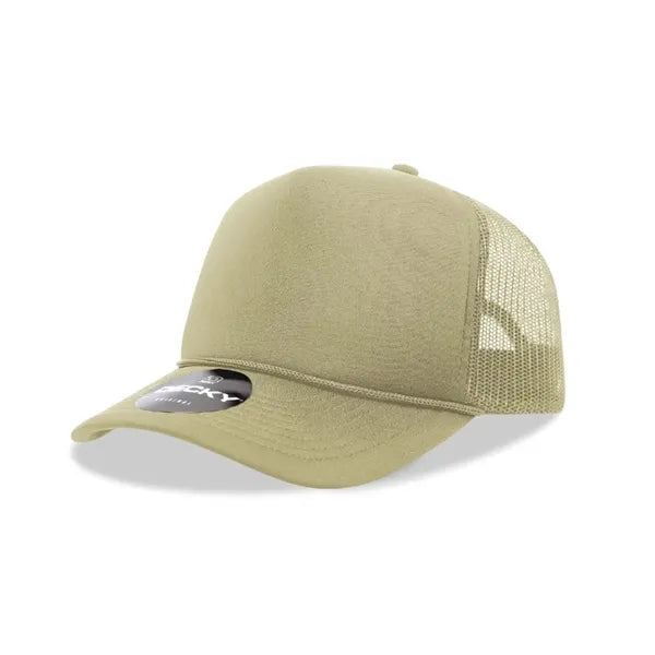 Decky 5 Panel Mid Profile Structured Foam Trucker
